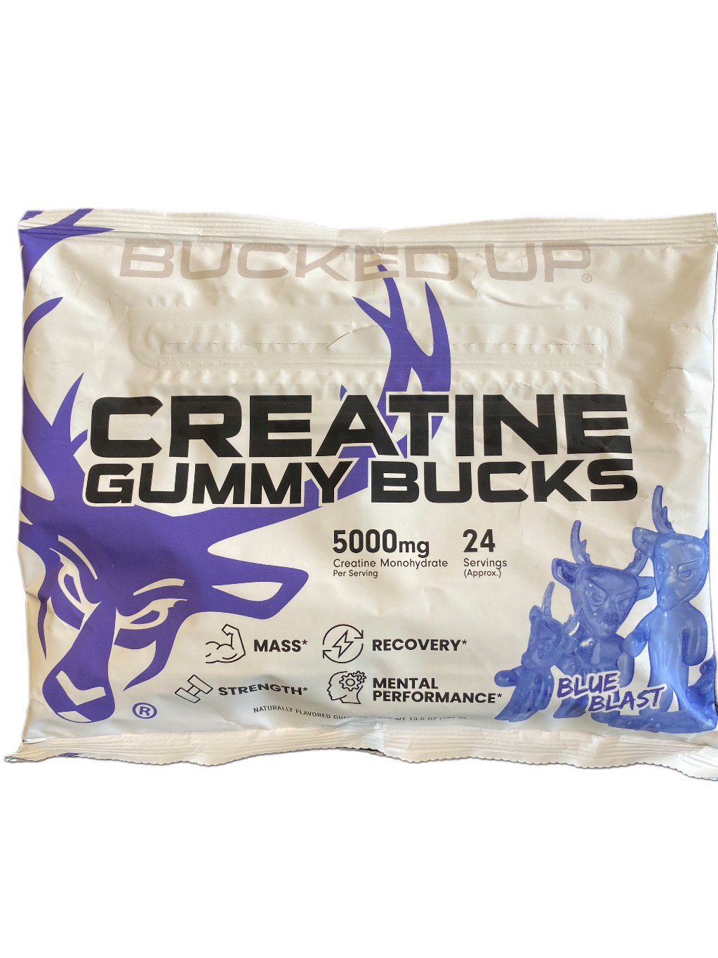 Bucked Up- Creatine Gummies (Blue Blast)