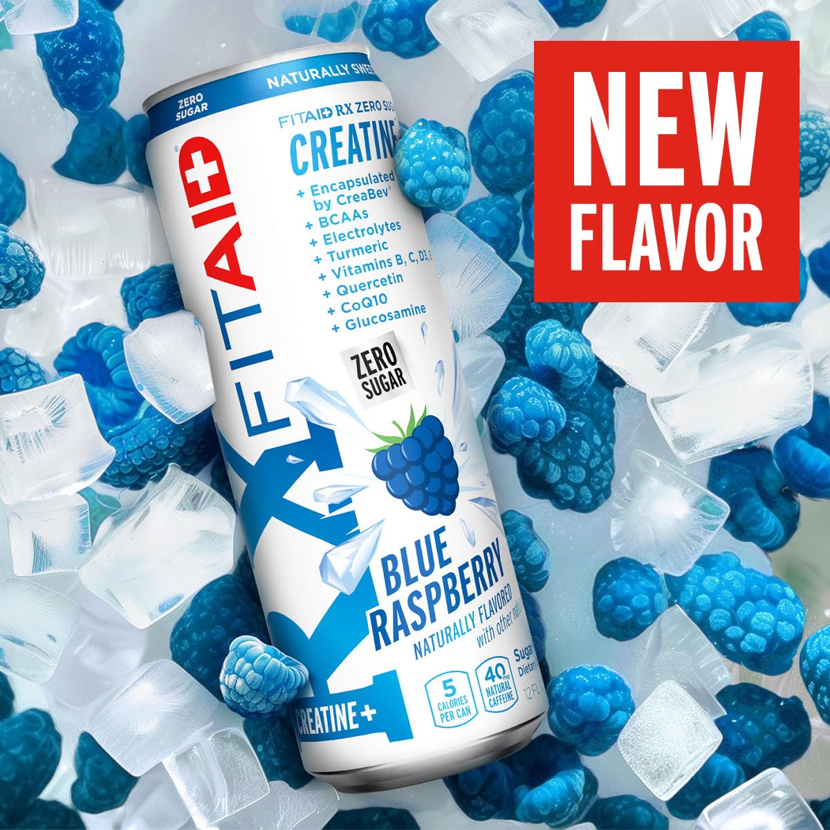 FITAID RX Blue Raspberry Zero Sugar