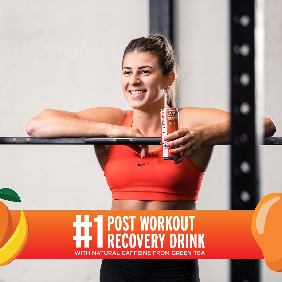 FITAID Mango Sorbet Energy 12 Fl Oz (Pack of 12)