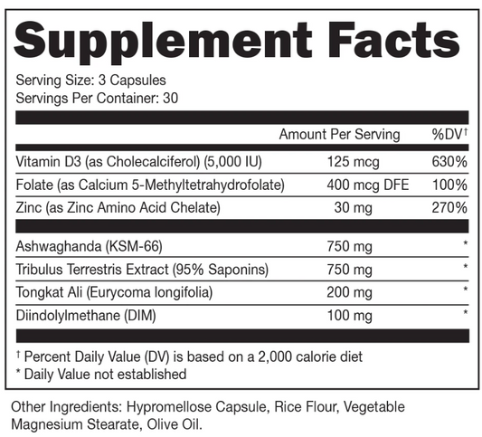 Bucked Up - RUT Testosterone Booster (90 Capsules)