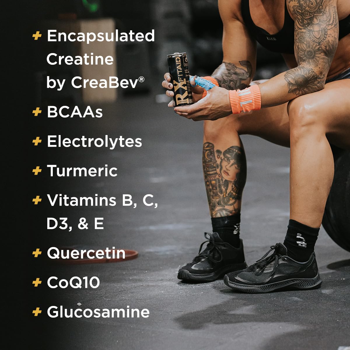 FITAID RX Sour Grape Creatine 12-oz. cans (Pack of 12)