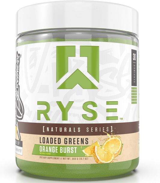 RYSE Loaded Greens 🍊 Orange Burst